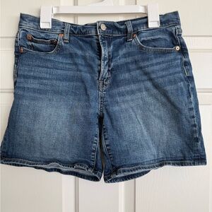 GAP Women's Dark Blue Jean Shorts